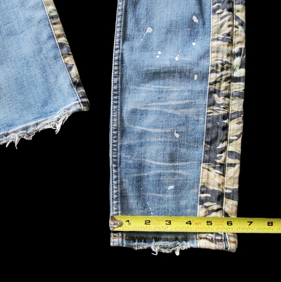 Hustle Gang Whiskey Throttle Spray Paint Jeans. Sz. 34. - Picture 14 of 16